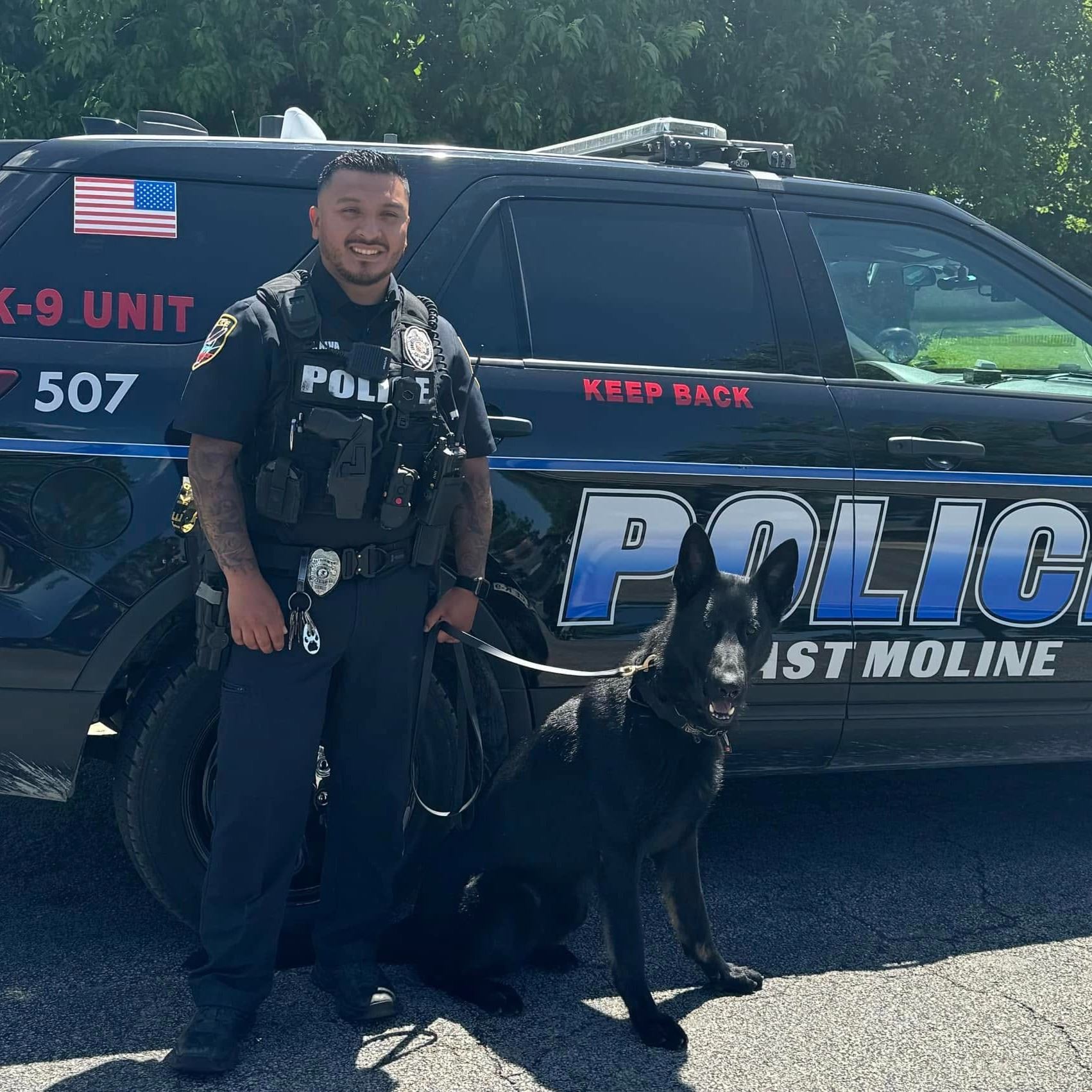 Ofc. Jose Alva and K-9 Joker